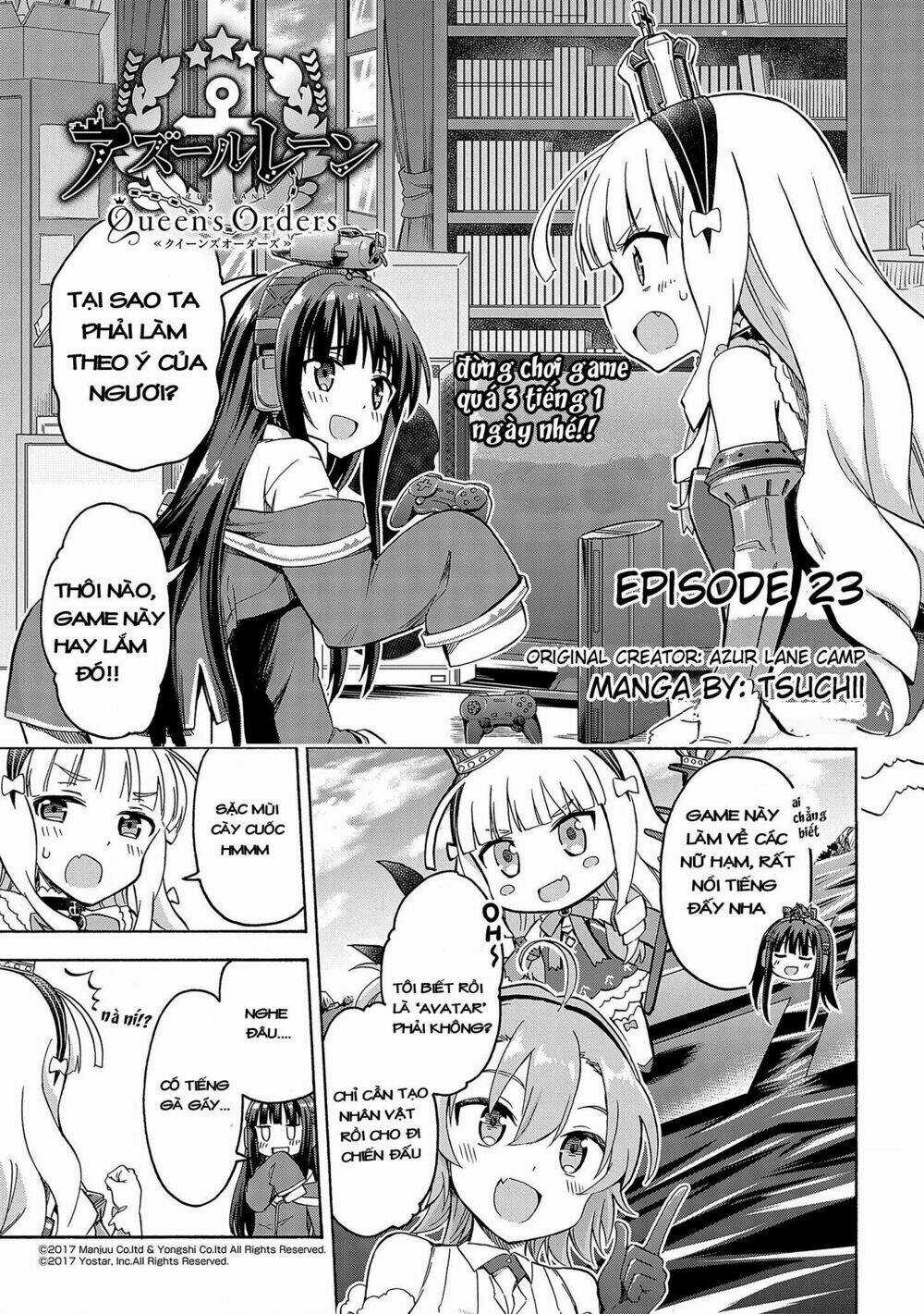 Azur Lane: Queen Order Chapter 23 trang 1