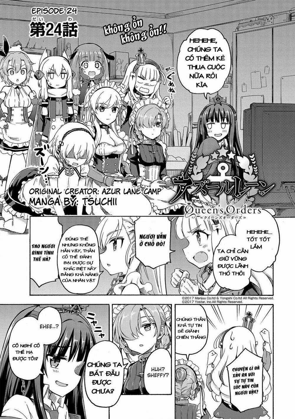 Azur Lane: Queen Order Chapter 24 trang 1