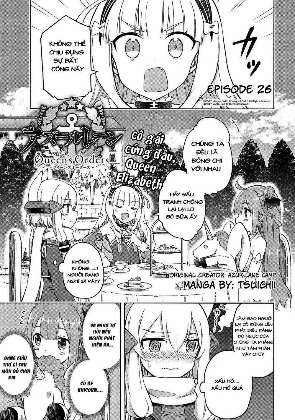 Azur Lane: Queen Order Chapter 26 trang 1