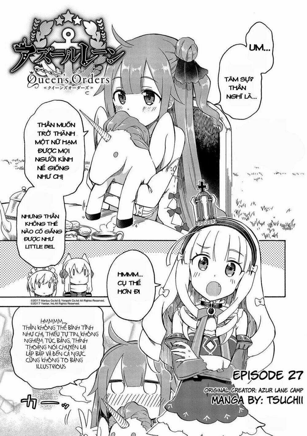 Azur Lane: Queen Order Chapter 27 trang 1