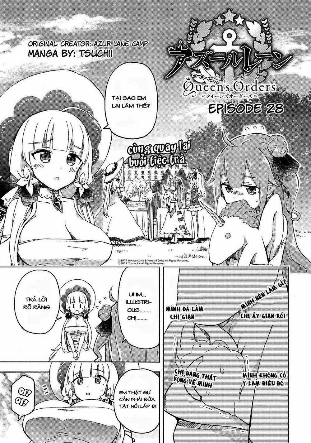 Azur Lane: Queen Order Chapter 28 trang 1