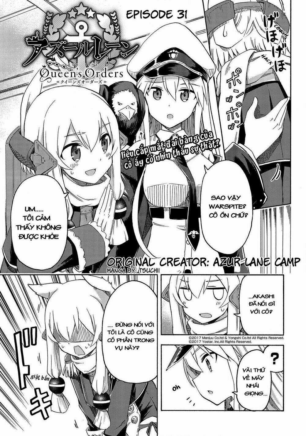 Azur Lane: Queen Order Chapter 31 trang 1