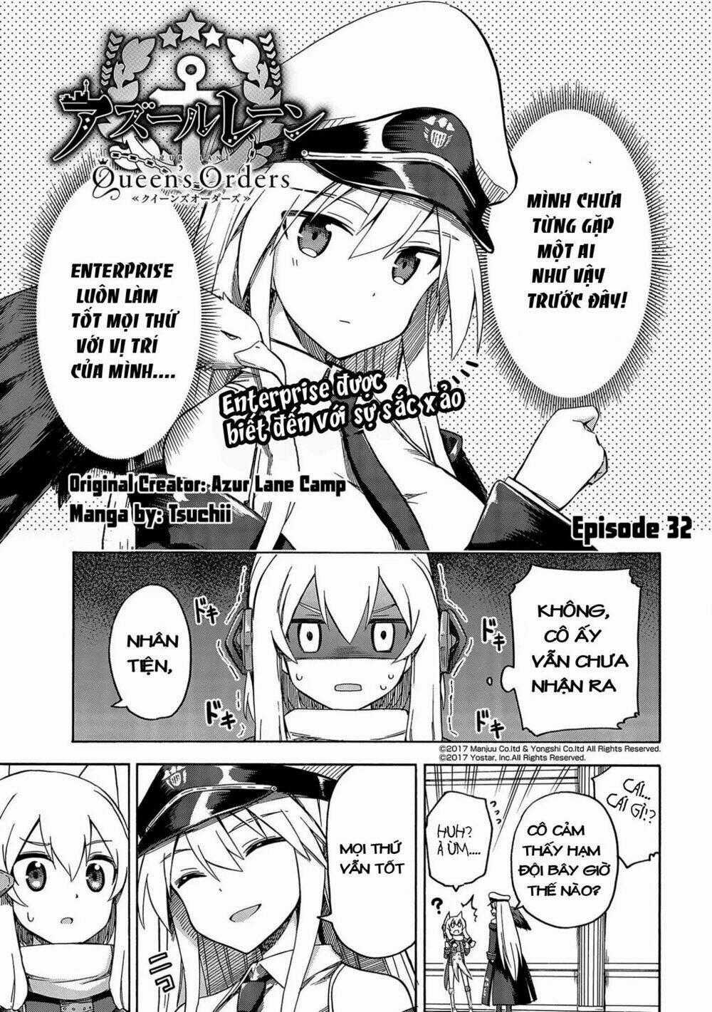 Azur Lane: Queen Order Chapter 32 trang 1