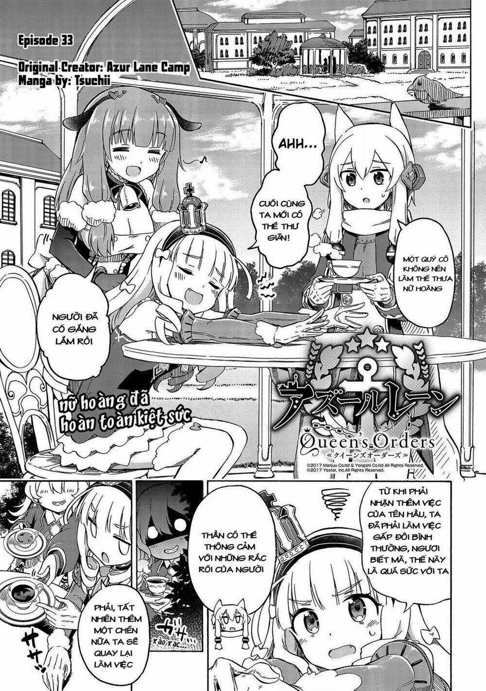 Azur Lane: Queen Order Chapter 33 trang 1