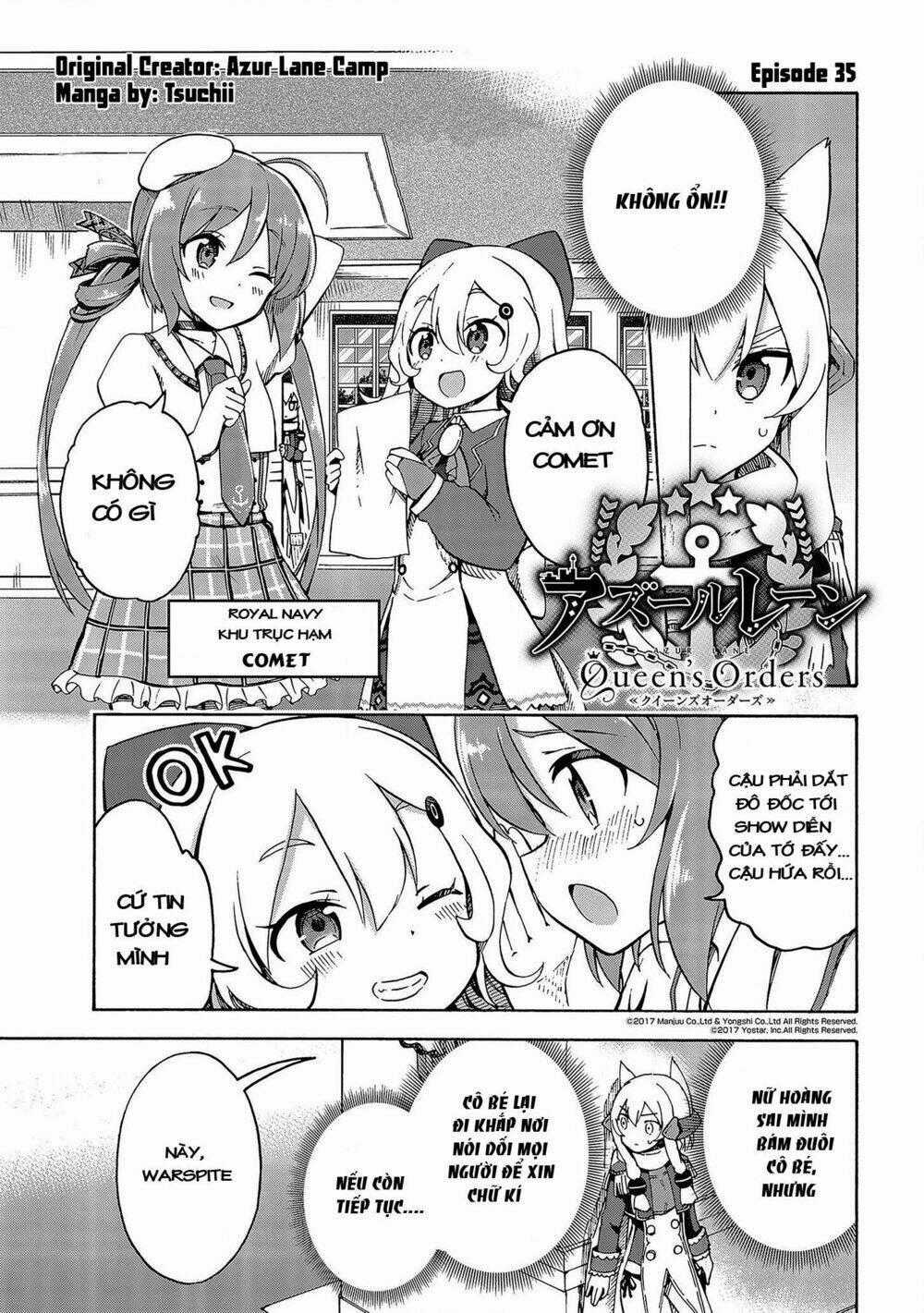Azur Lane: Queen Order Chapter 35 trang 1