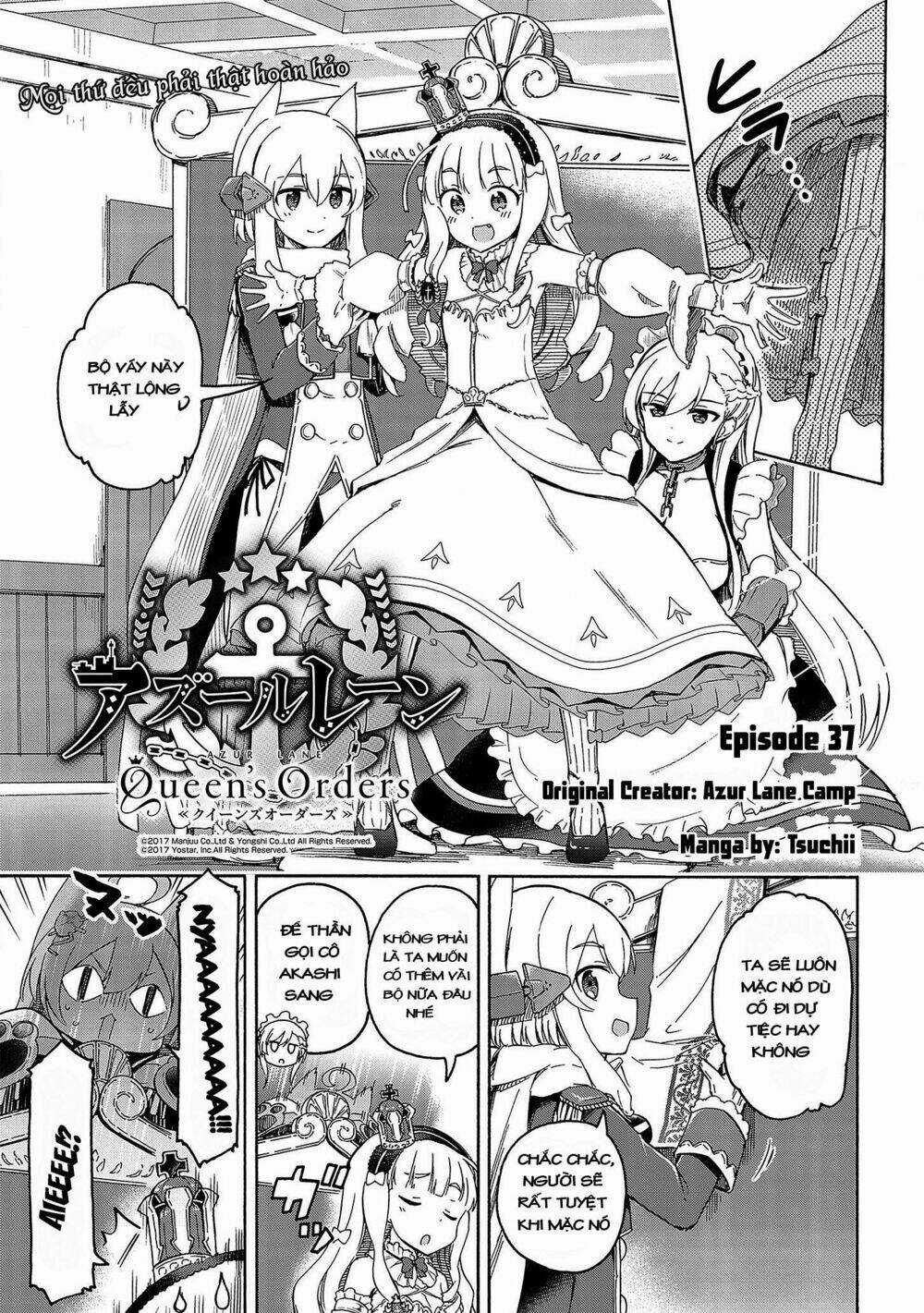 Azur Lane: Queen Order Chapter 37 trang 1