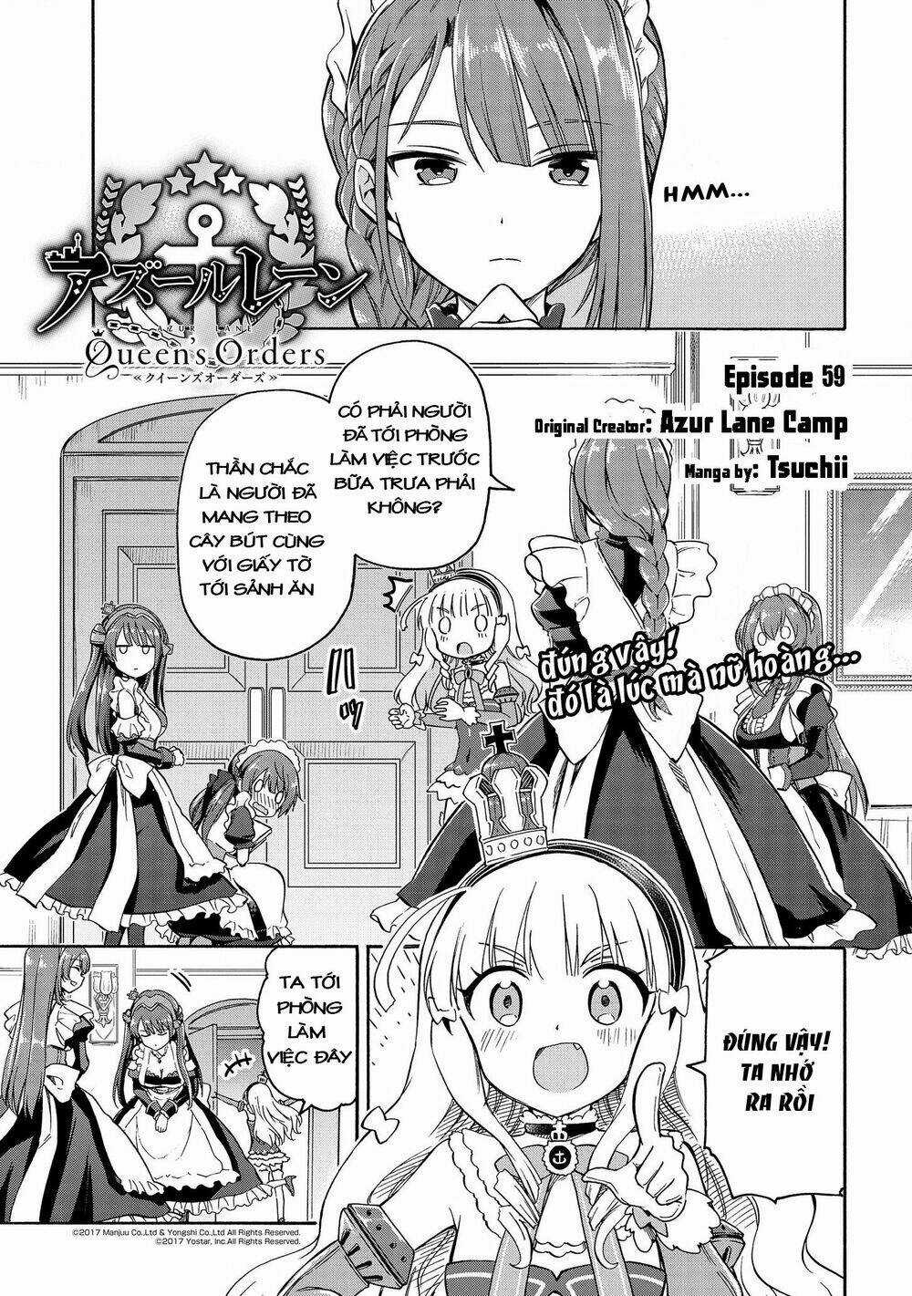 Azur Lane: Queen Order Chapter 59 trang 1