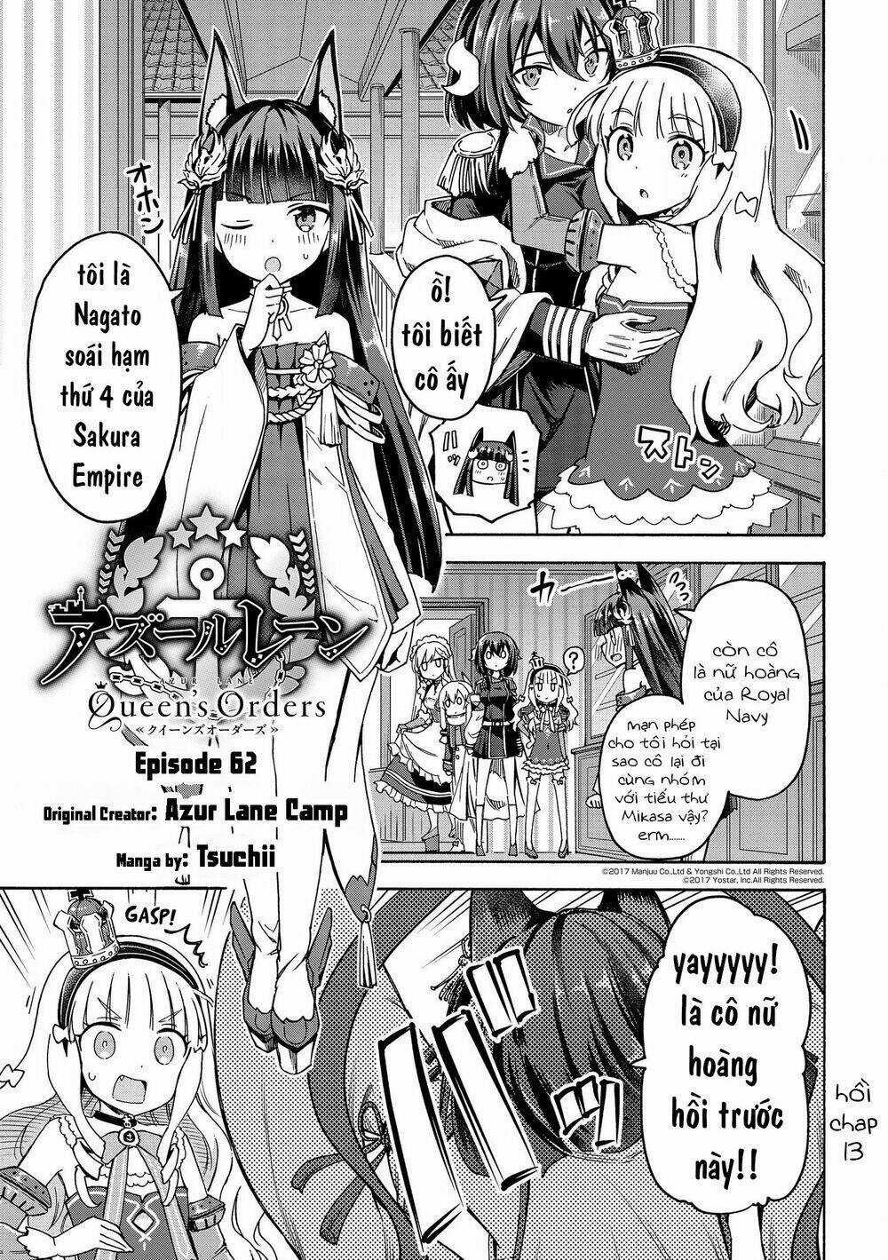 Azur Lane: Queen Order Chapter 62 trang 1
