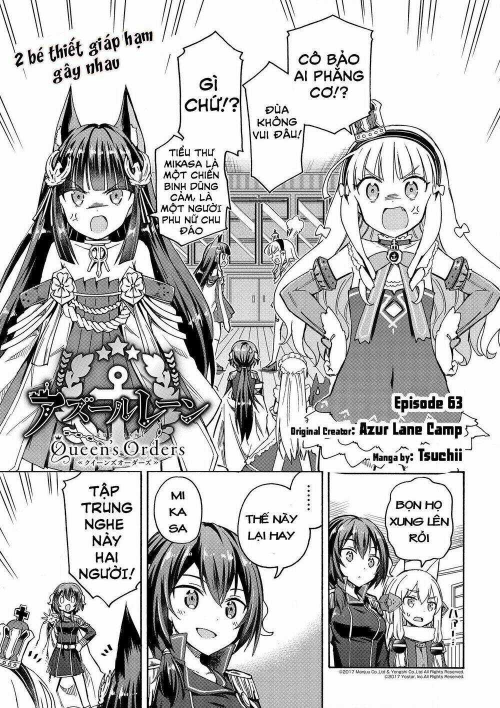 Azur Lane: Queen Order Chapter 63 trang 1