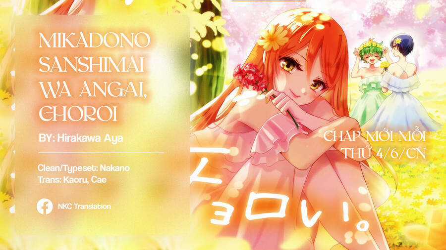 Ba Chị Em Nhà Mikadono Dễ Đối Phó Thật Đấy Chapter 13 trang 0
