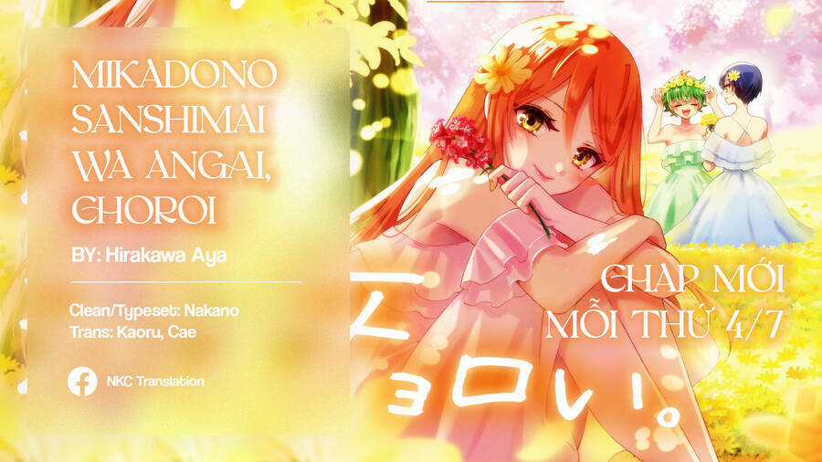 Ba Chị Em Nhà Mikadono Dễ Đối Phó Thật Đấy Chapter 16 trang 0
