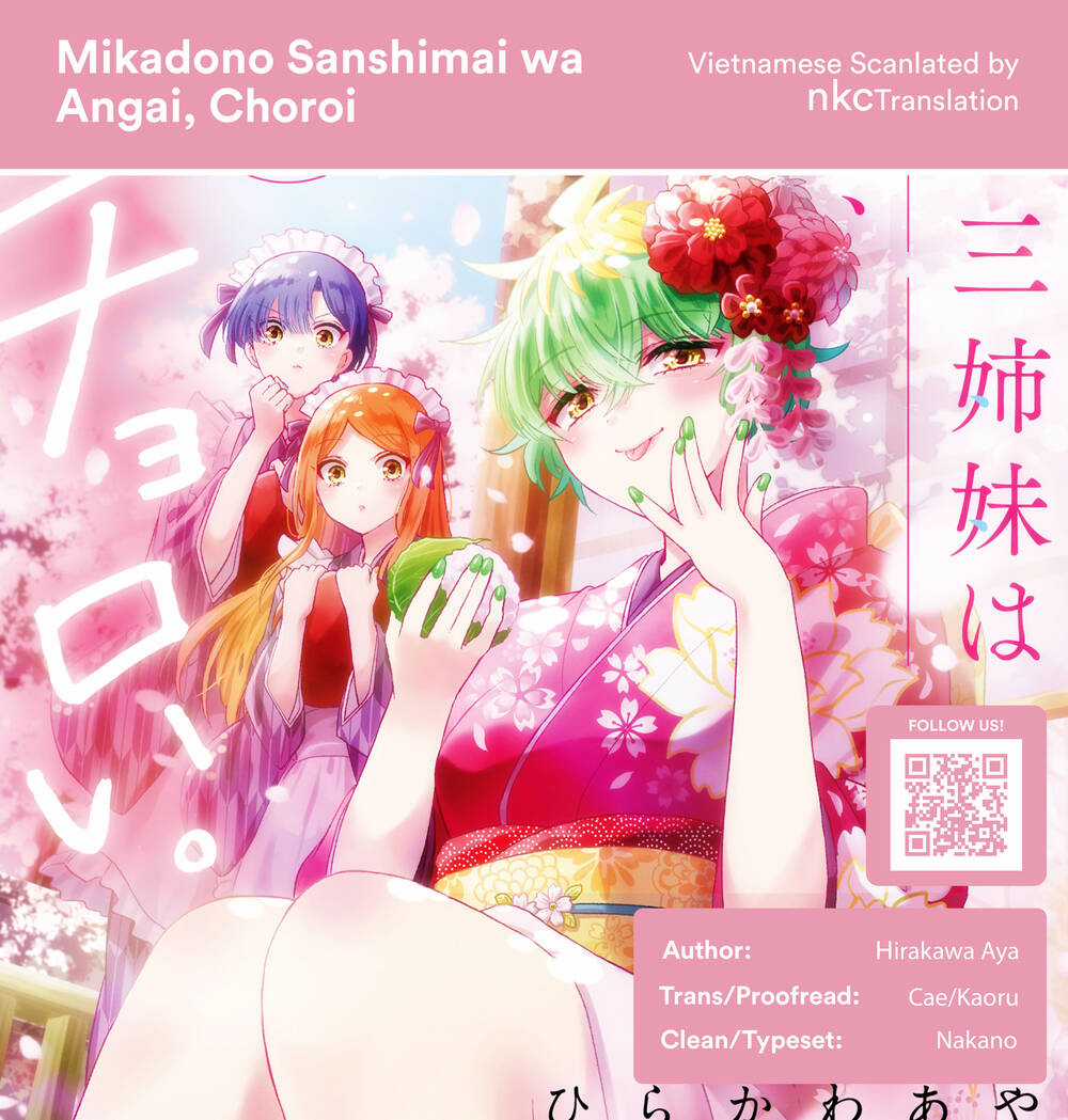 Ba Chị Em Nhà Mikadono Dễ Đối Phó Thật Đấy Chapter 19 trang 0