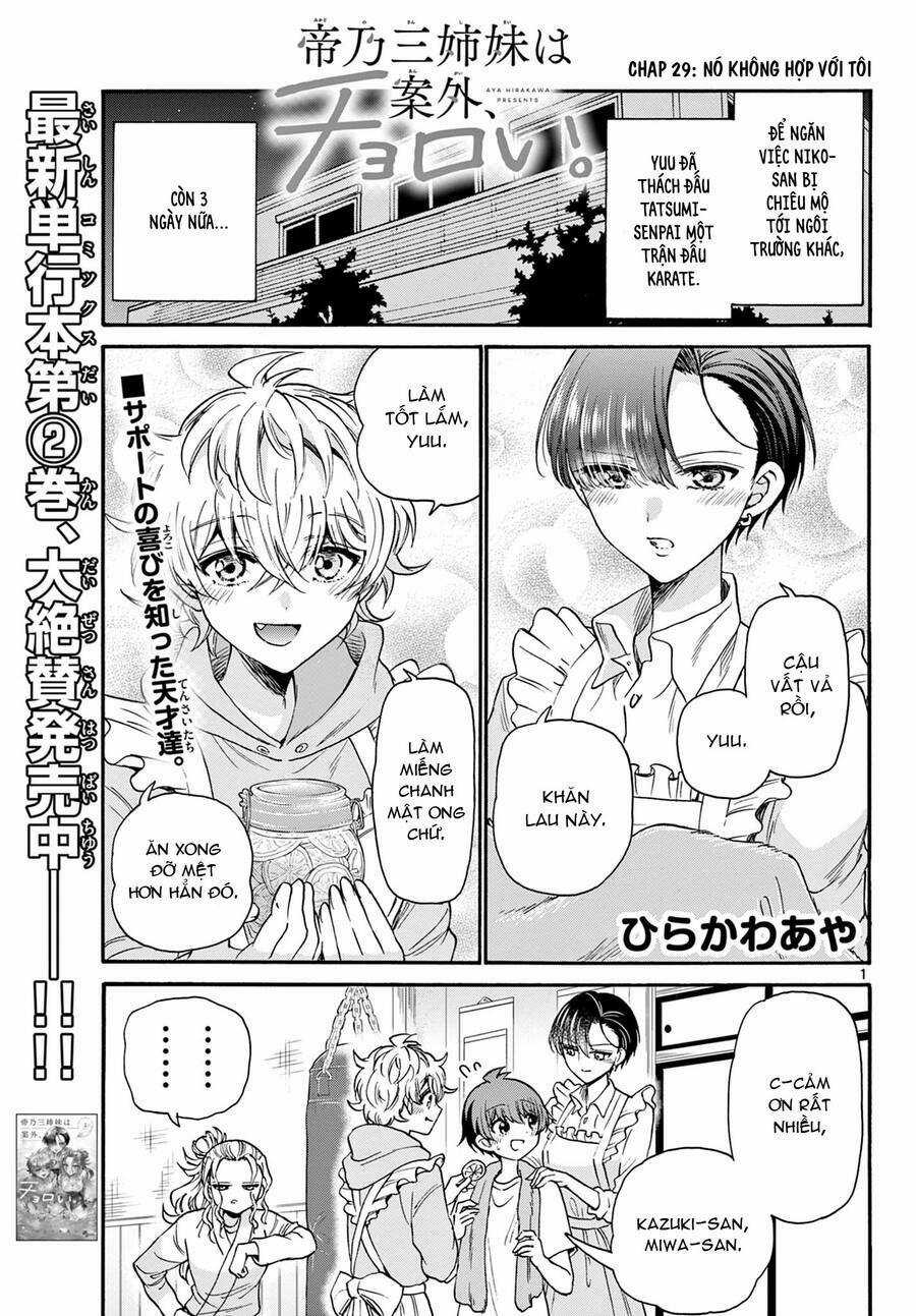 Ba Chị Em Nhà Mikadono Dễ Đối Phó Thật Đấy Chapter 29 trang 1