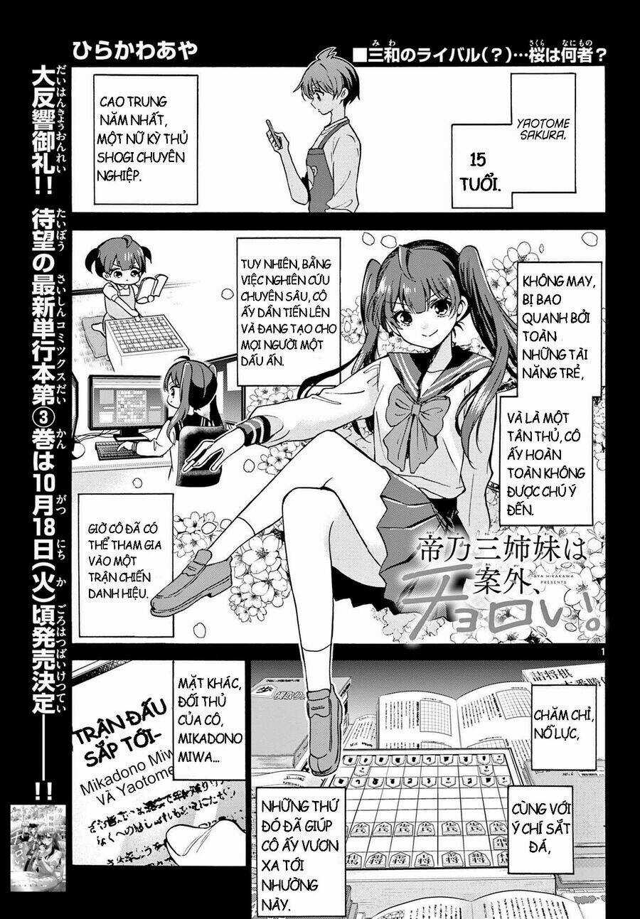 Ba Chị Em Nhà Mikadono Dễ Đối Phó Thật Đấy Chapter 38 trang 0