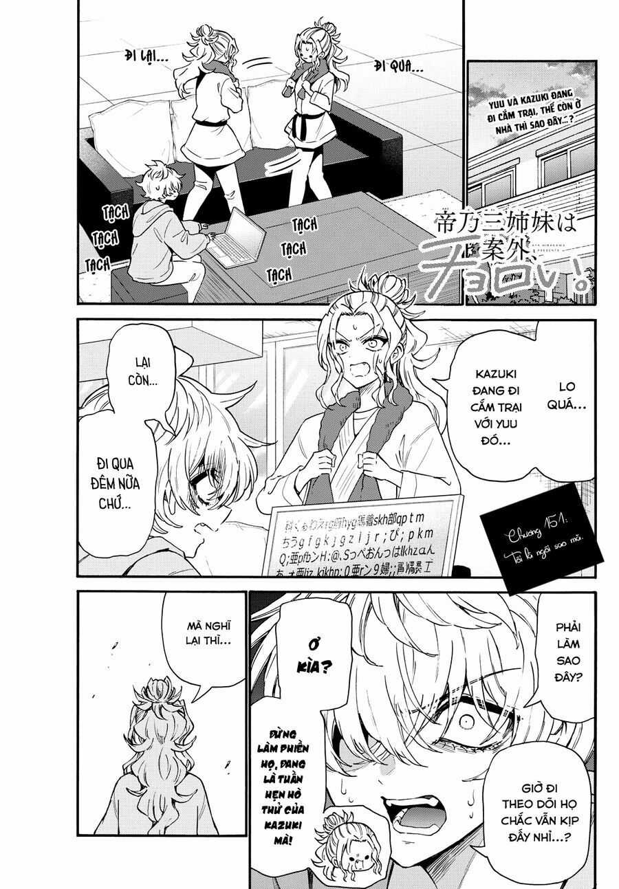 Ba Chị Em Nhà Mikadono Dễ Đối Phó Thật Đấy Chương 151 trang 2