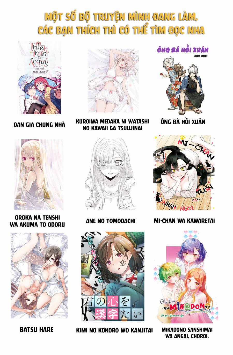 Ba Chị Em Nhà Mikadono Dễ Đối Phó Thật Đấy Chương 156 trang 21