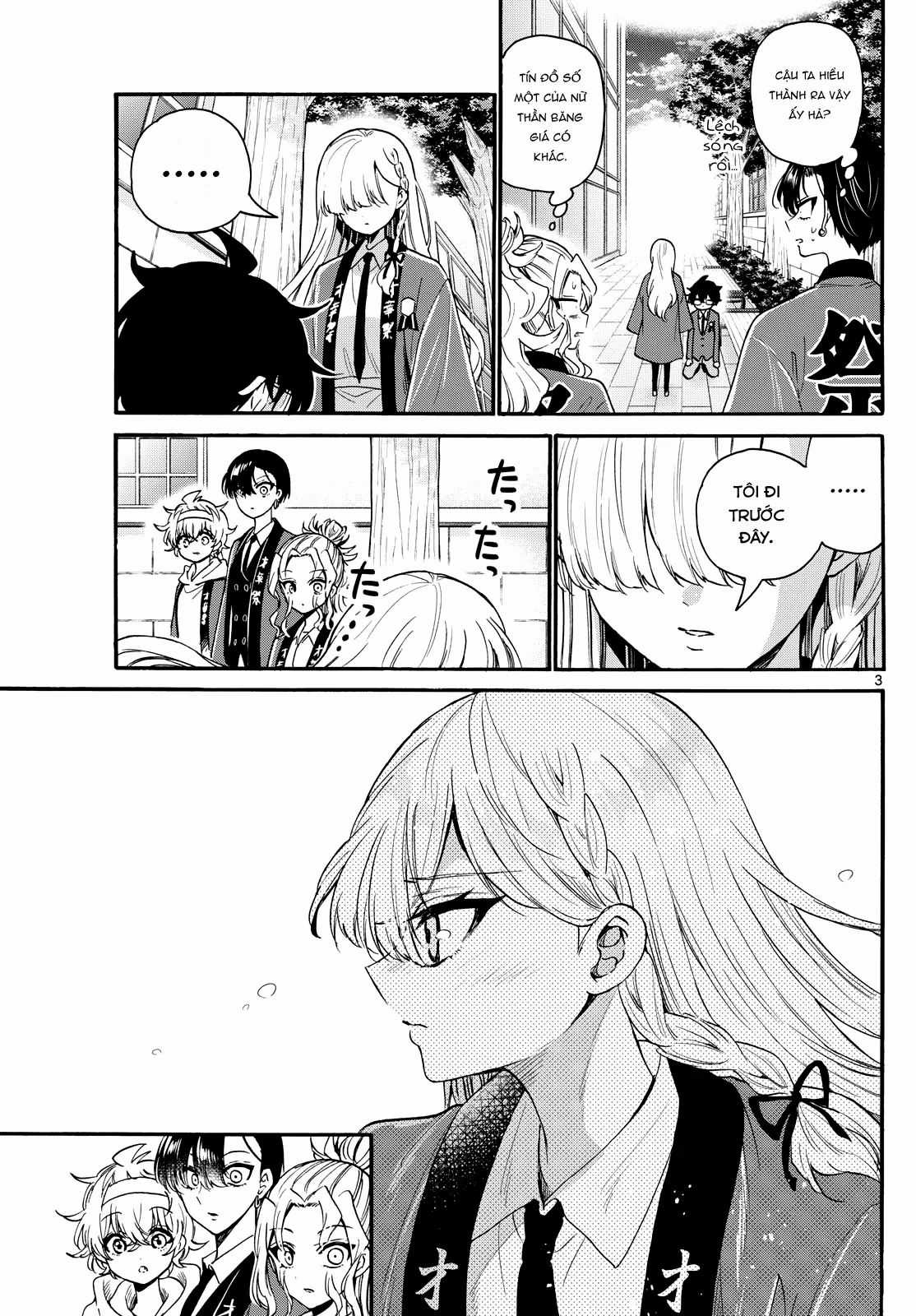 Ba Chị Em Nhà Mikadono Dễ Đối Phó Thật Đấy Chương 159 trang 3