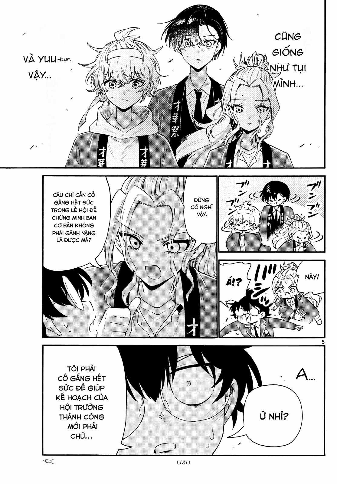 Ba Chị Em Nhà Mikadono Dễ Đối Phó Thật Đấy Chương 159 trang 5