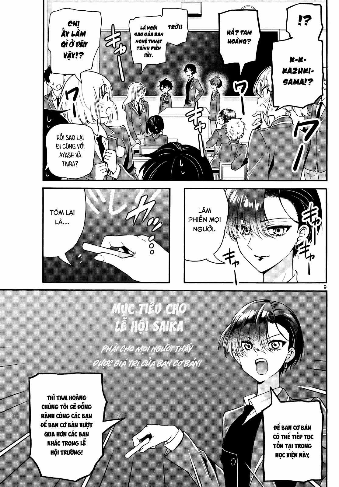 Ba Chị Em Nhà Mikadono Dễ Đối Phó Thật Đấy Chương 159 trang 9