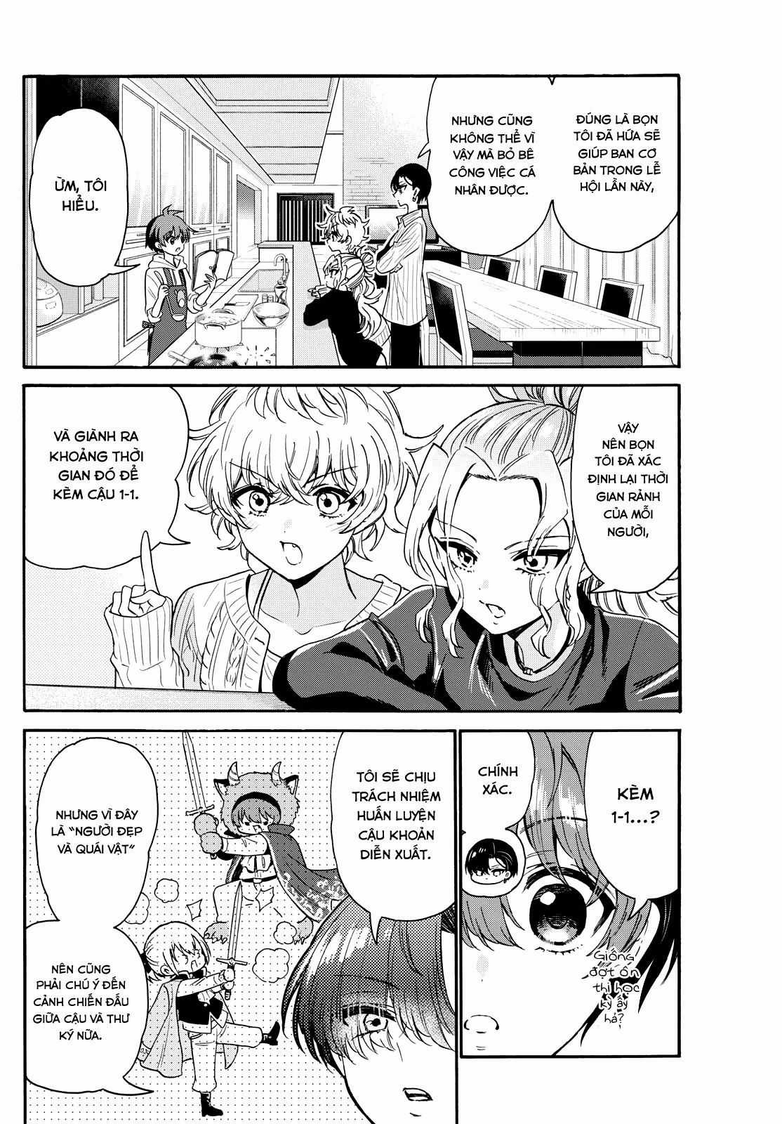 Ba Chị Em Nhà Mikadono Dễ Đối Phó Thật Đấy Chương 165 trang 14