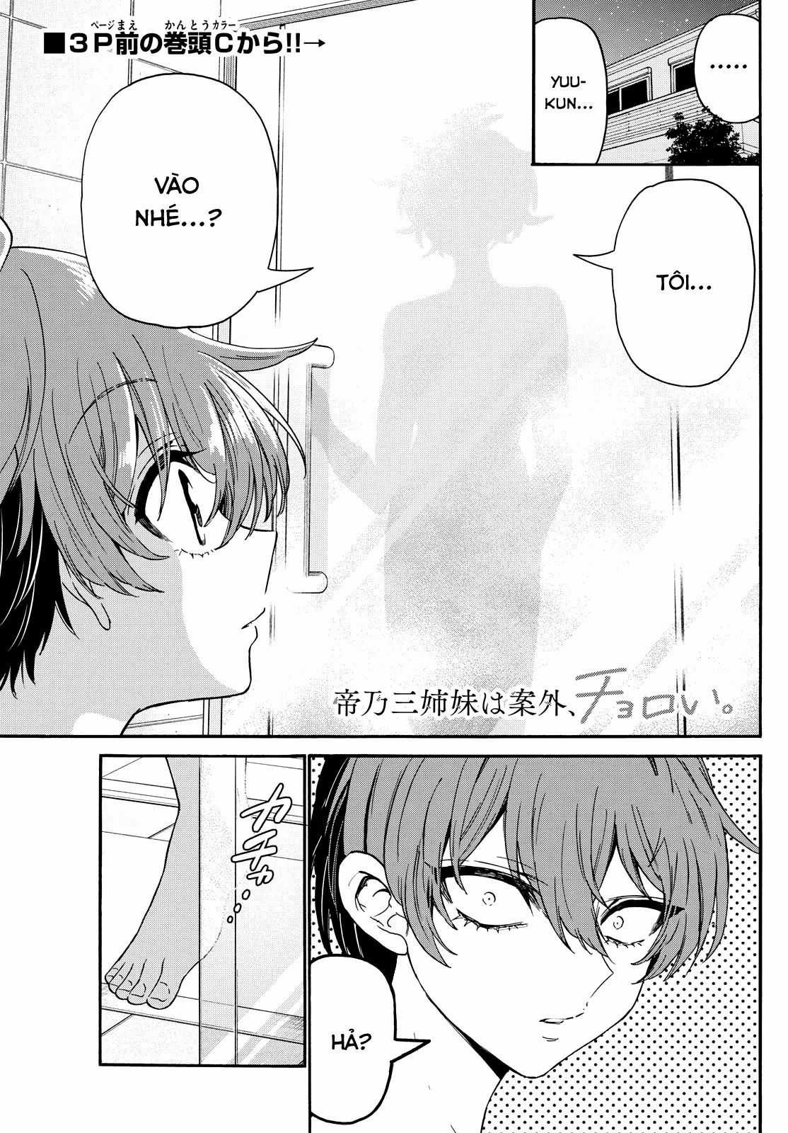 Ba Chị Em Nhà Mikadono Dễ Đối Phó Thật Đấy Chương 167 trang 2