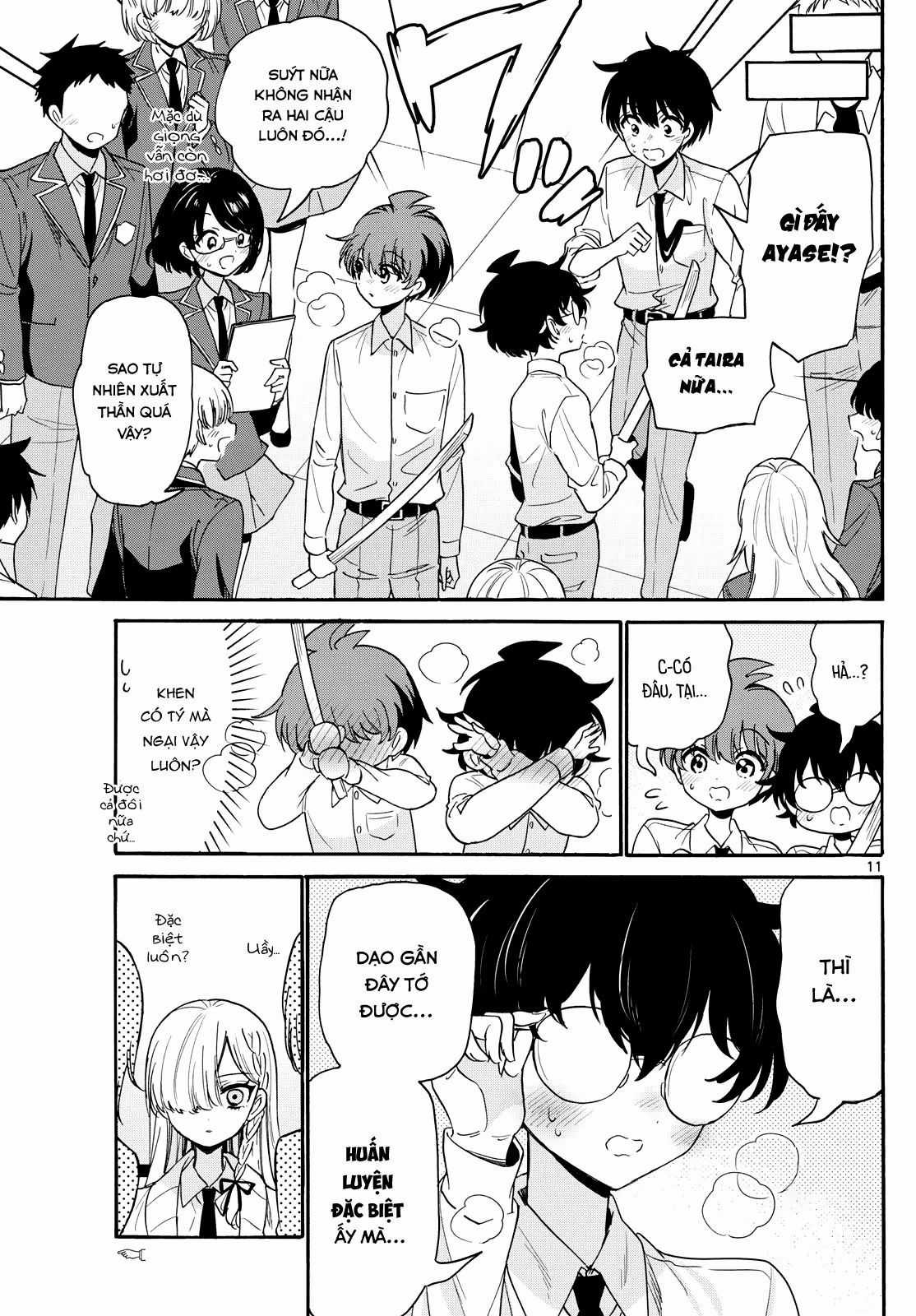 Ba Chị Em Nhà Mikadono Dễ Đối Phó Thật Đấy Chương 171 trang 11