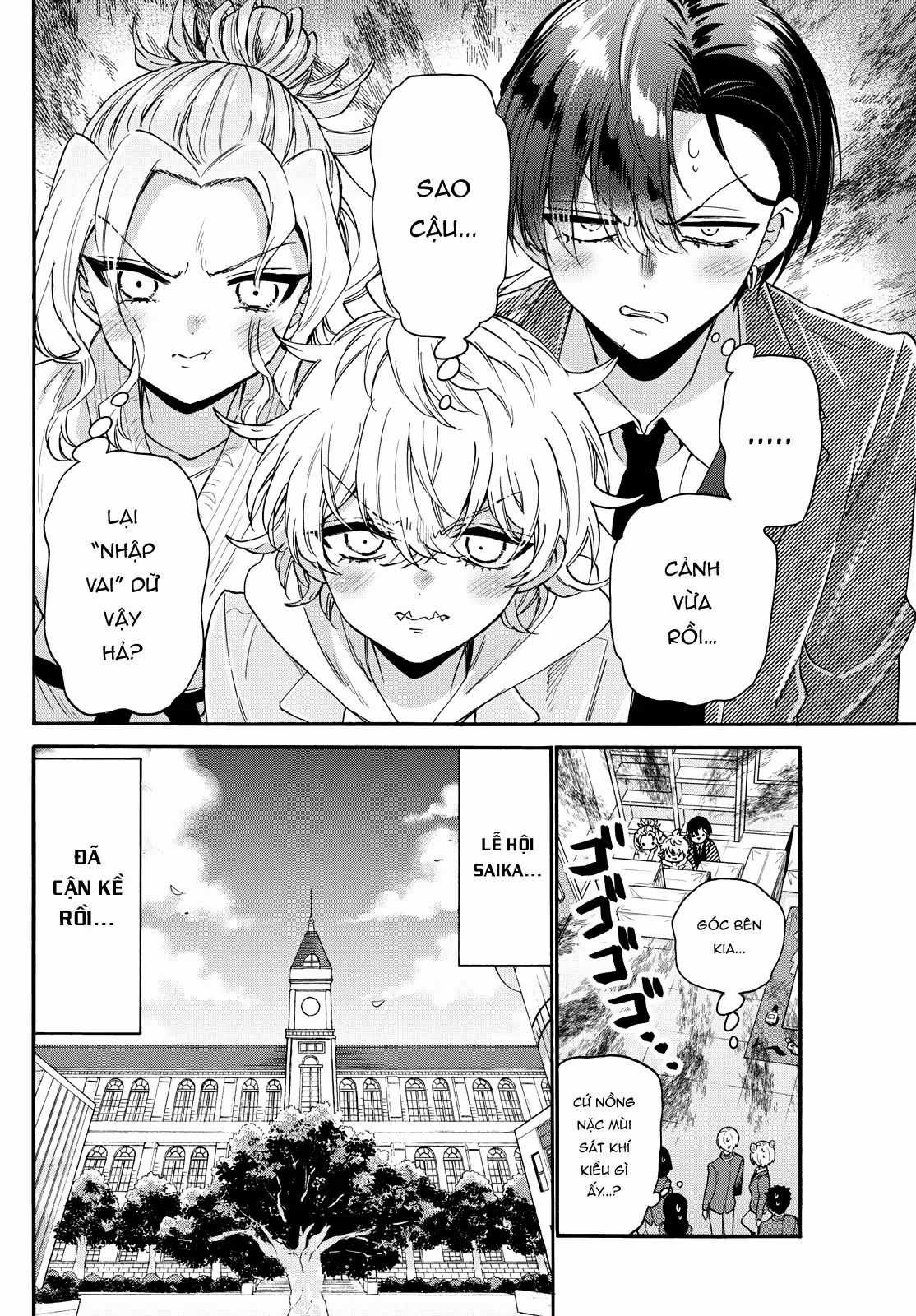 Ba Chị Em Nhà Mikadono Dễ Đối Phó Thật Đấy Chương 171 trang 16