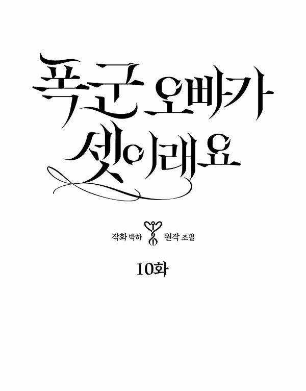 Ba Người Anh Trai Của Tôi Là Bạo Quân Chapter 10 trang 0