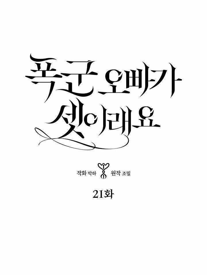 Ba Người Anh Trai Của Tôi Là Bạo Quân Chapter 21 trang 0