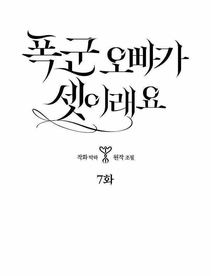 Ba Người Anh Trai Của Tôi Là Bạo Quân Chapter 7 trang 0