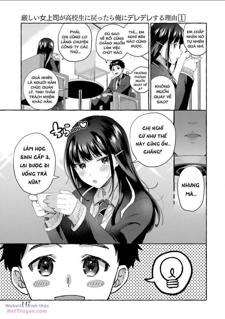 Bà Sếp Nghiêm Khắc Đến Vậy Mà Vẫn Tan Chảy Trước Tôi Ư? Chapter 4.1 trang 9