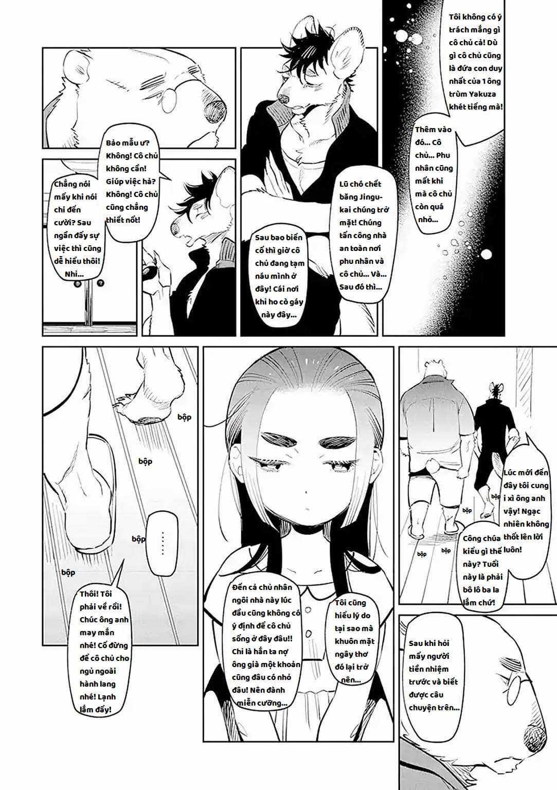 Bác gấu trắng Yakuza và cô công chúa chỉ cần 1 cái bụng no nhanh thật nhanh! Chapter 1.1 trang 6