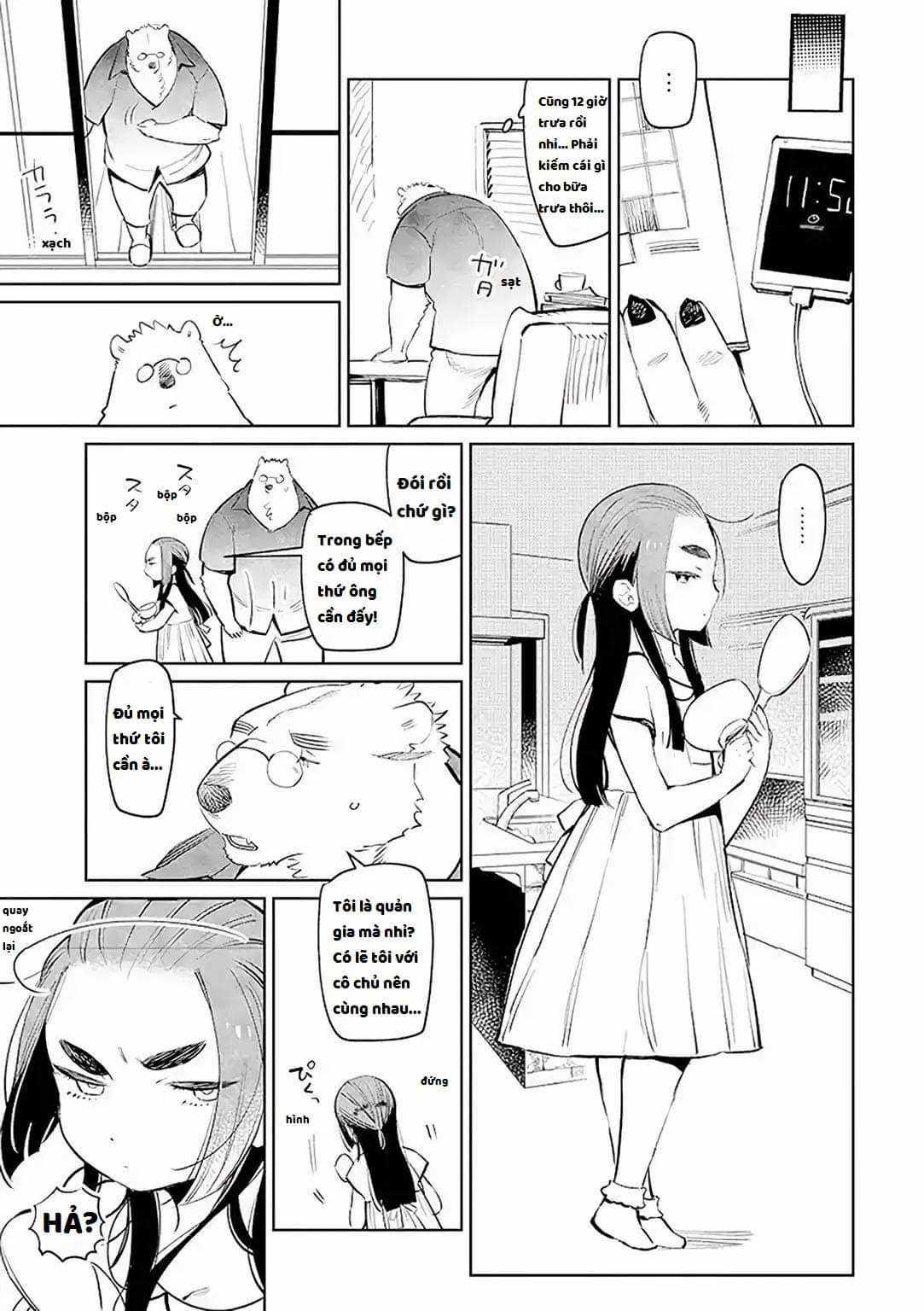 Bác gấu trắng Yakuza và cô công chúa chỉ cần 1 cái bụng no nhanh thật nhanh! Chapter 1.1 trang 7