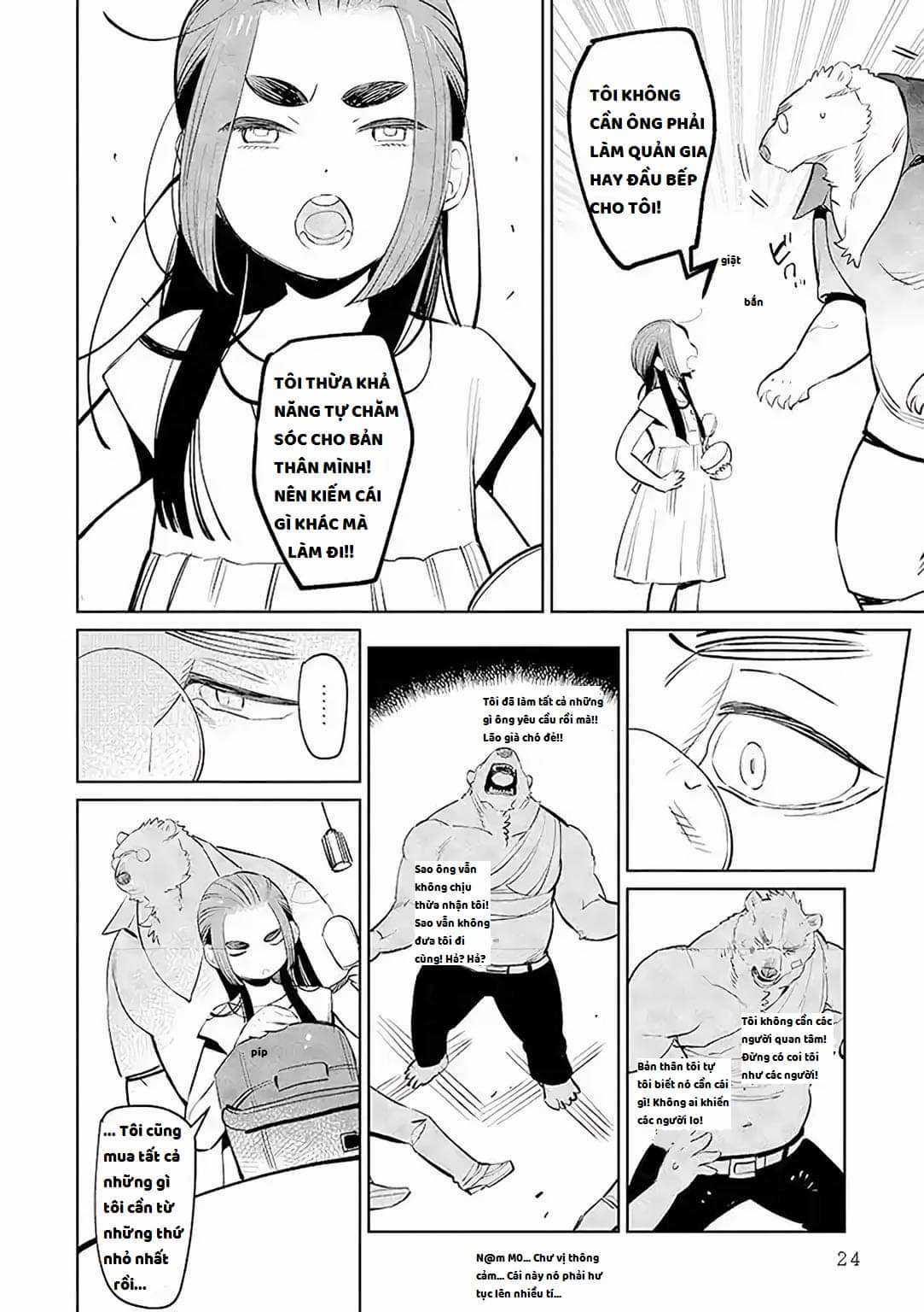Bác gấu trắng Yakuza và cô công chúa chỉ cần 1 cái bụng no nhanh thật nhanh! Chapter 1.1 trang 8