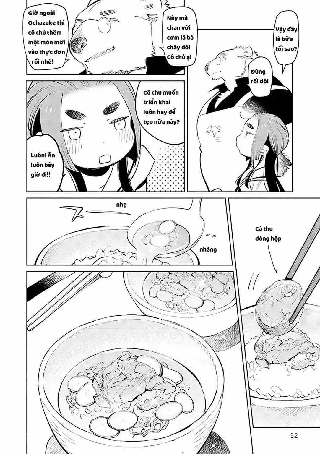 Bác gấu trắng Yakuza và cô công chúa chỉ cần 1 cái bụng no nhanh thật nhanh! Chapter 1.2 trang 4