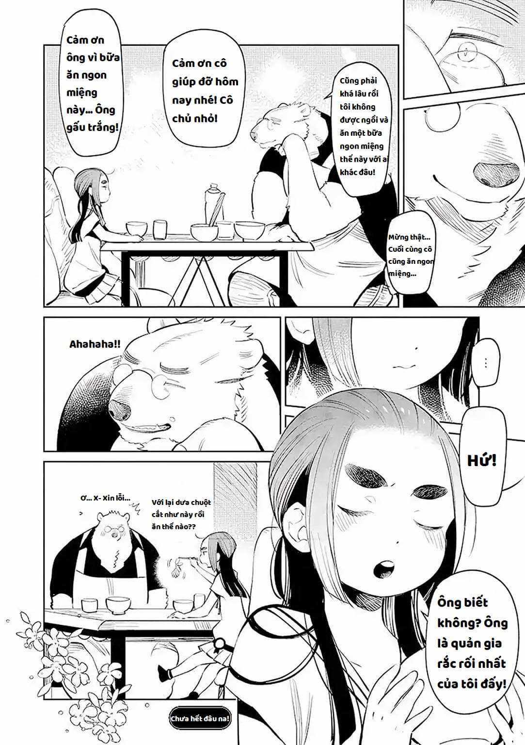 Bác gấu trắng Yakuza và cô công chúa chỉ cần 1 cái bụng no nhanh thật nhanh! Chapter 1.2 trang 8