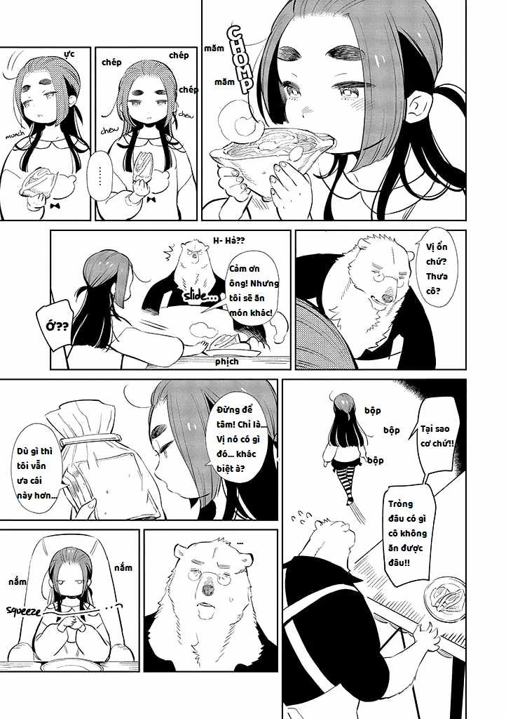 Bác gấu trắng Yakuza và cô công chúa chỉ cần 1 cái bụng no nhanh thật nhanh! Chapter 2.1 trang 6