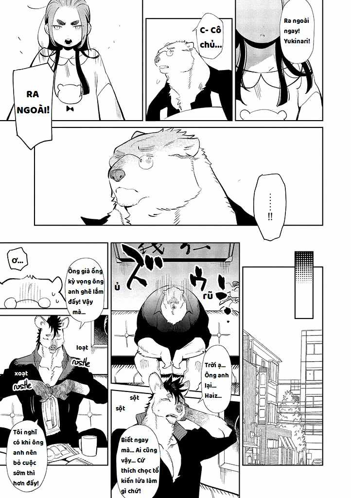 Bác gấu trắng Yakuza và cô công chúa chỉ cần 1 cái bụng no nhanh thật nhanh! Chapter 2.1 trang 8