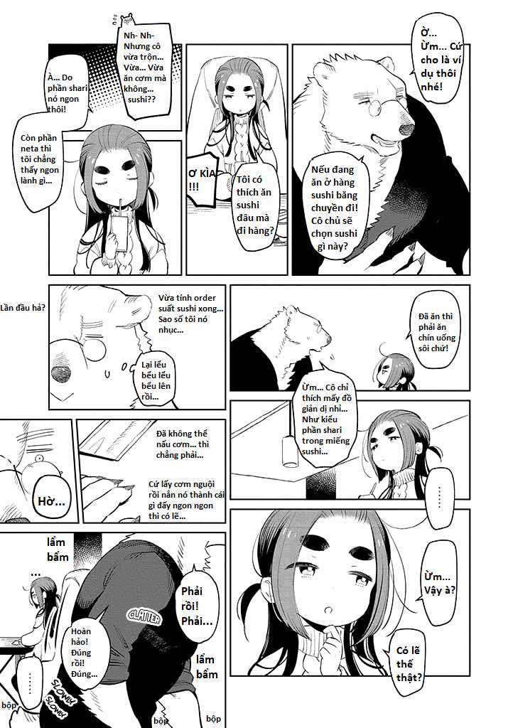 Bác gấu trắng Yakuza và cô công chúa chỉ cần 1 cái bụng no nhanh thật nhanh! Chapter 3.1 trang 5