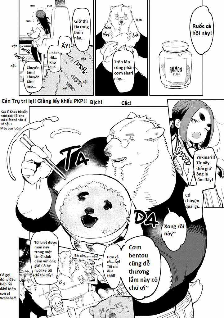 Bác gấu trắng Yakuza và cô công chúa chỉ cần 1 cái bụng no nhanh thật nhanh! Chapter 3.1 trang 6