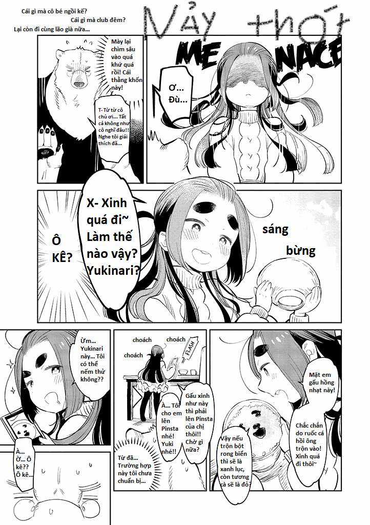 Bác gấu trắng Yakuza và cô công chúa chỉ cần 1 cái bụng no nhanh thật nhanh! Chapter 3.1 trang 7