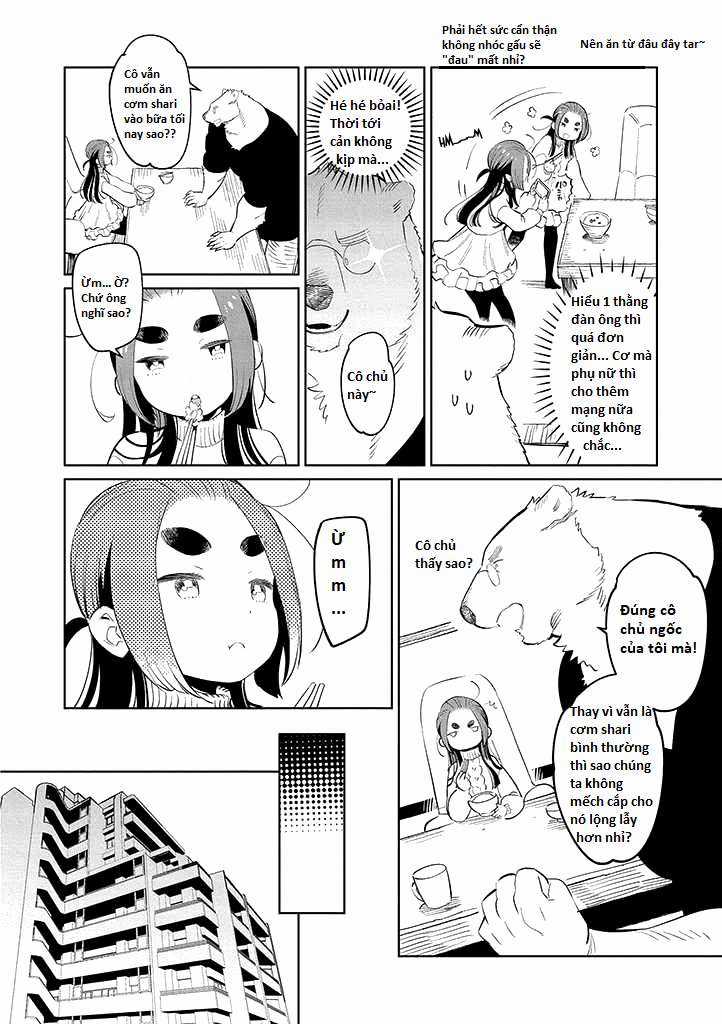 Bác gấu trắng Yakuza và cô công chúa chỉ cần 1 cái bụng no nhanh thật nhanh! Chapter 3.1 trang 8