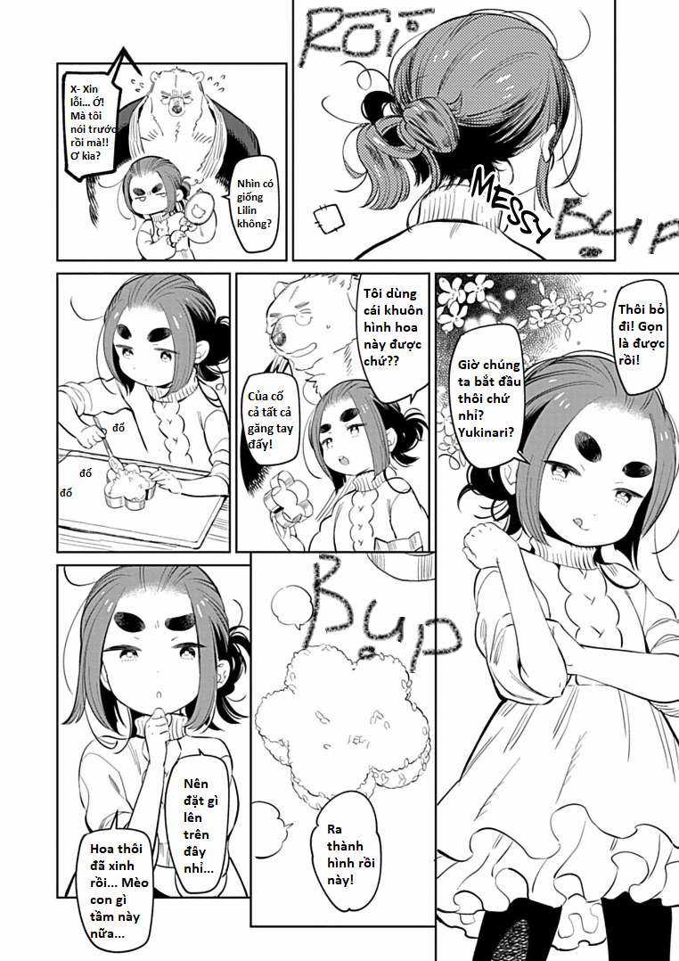 Bác gấu trắng Yakuza và cô công chúa chỉ cần 1 cái bụng no nhanh thật nhanh! Chapter 3.2 trang 3