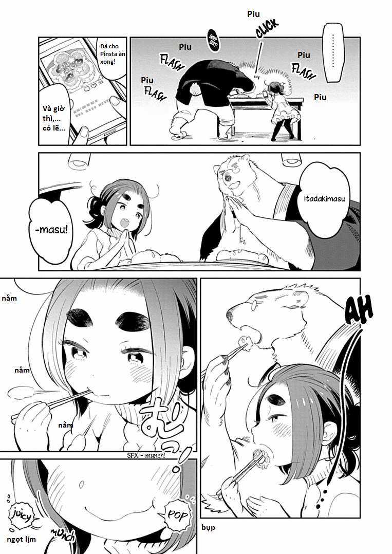 Bác gấu trắng Yakuza và cô công chúa chỉ cần 1 cái bụng no nhanh thật nhanh! Chapter 3.2 trang 6