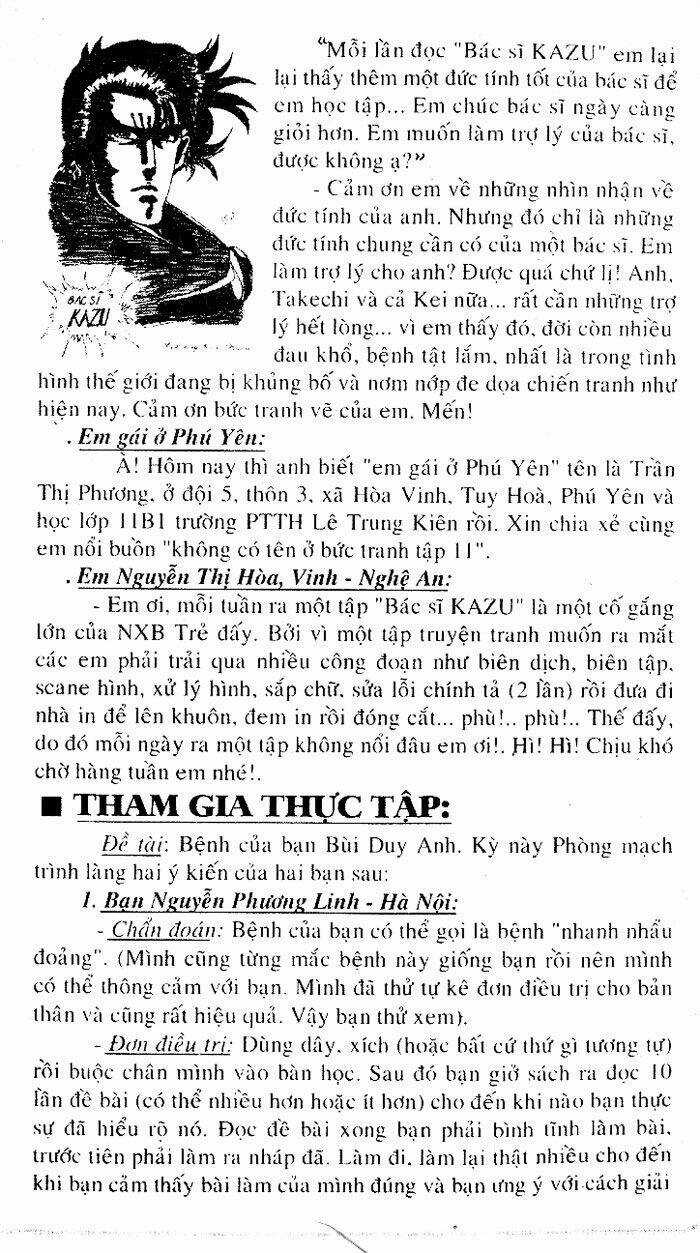 Bác Sĩ Kazu Chapter 85 trang 11