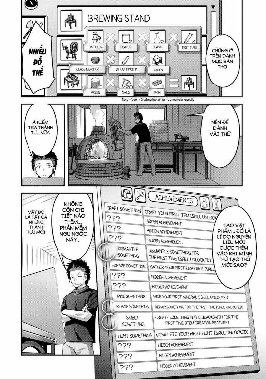 Bậc Thầy Sinh Tồn Được Triệu Hồi Sang Dị Giới Chapter 11 trang 4