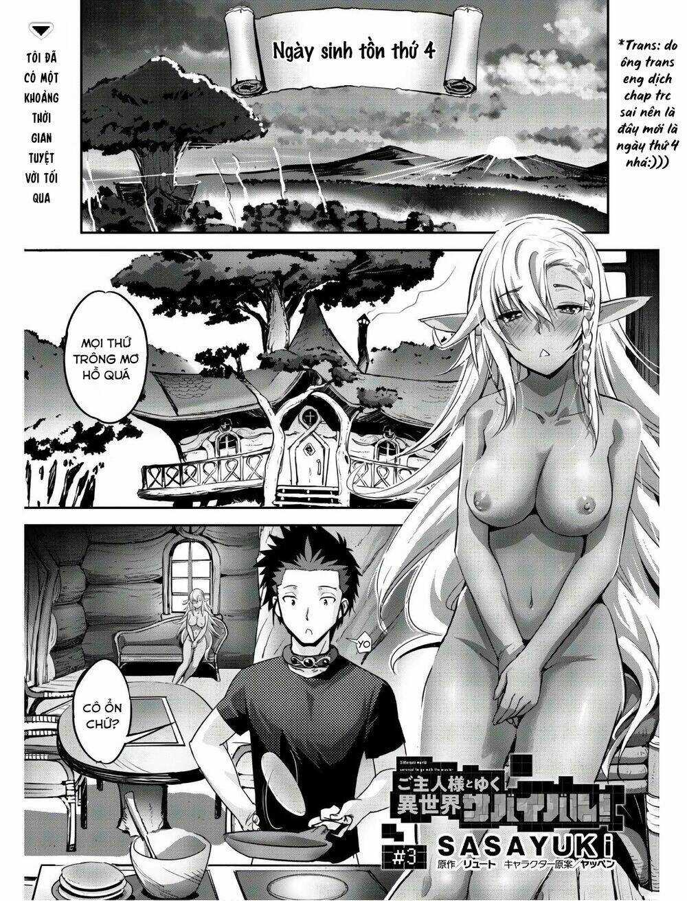 Bậc Thầy Sinh Tồn Được Triệu Hồi Sang Dị Giới Chapter 3 trang 4