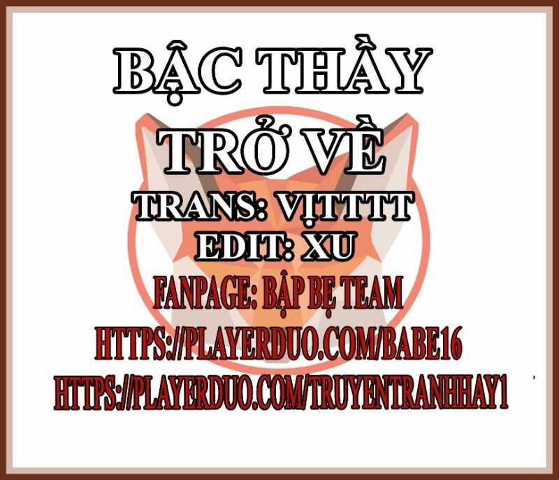Bậc Thầy Trở Về Chapter 3 trang 2