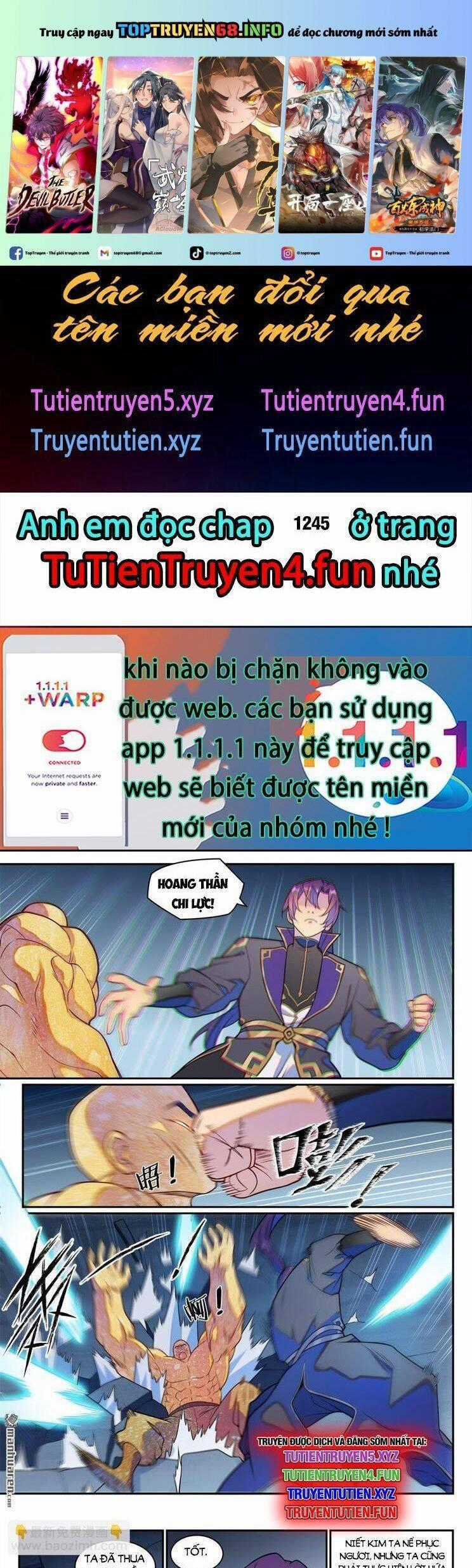 Bách Luyện Thành Thần Chương 1244 trang 1