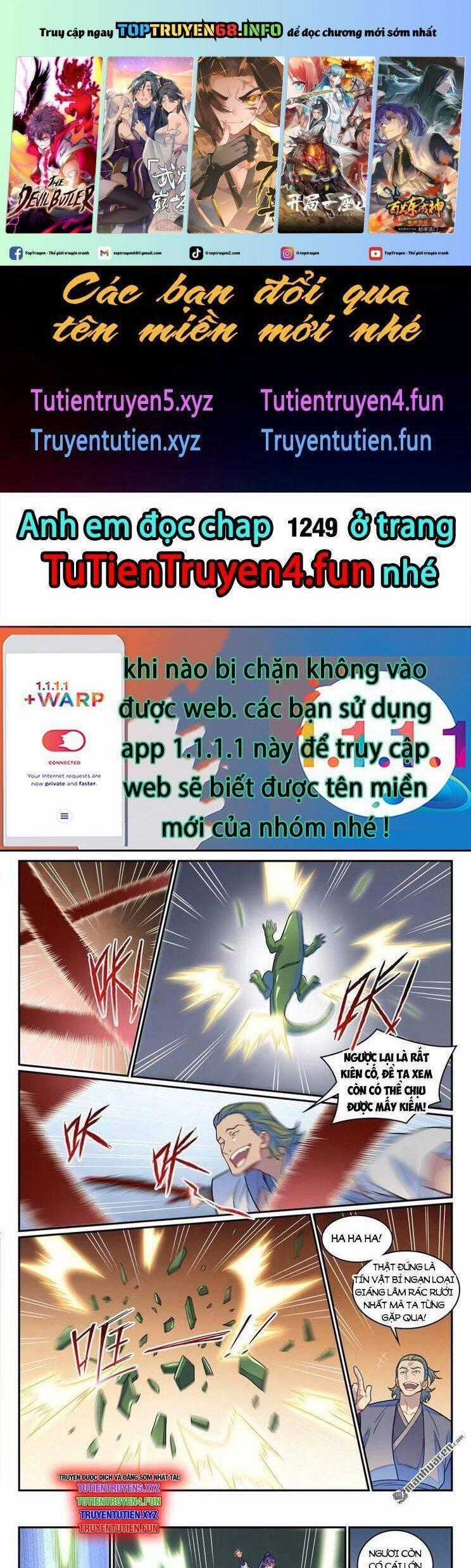 Bách Luyện Thành Thần Chương 1248 trang 1